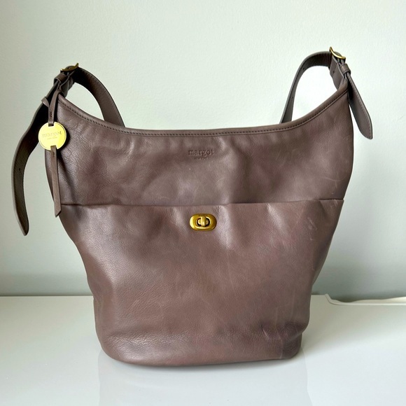 margot Bags Margot Genuine Leather Tan Light Brown Bag Over The